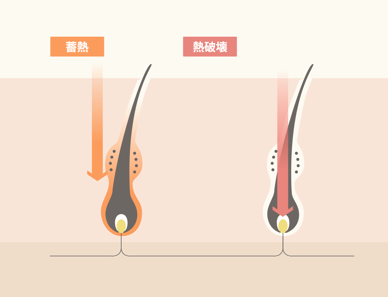 蓄熱式と熱破壊式の違い